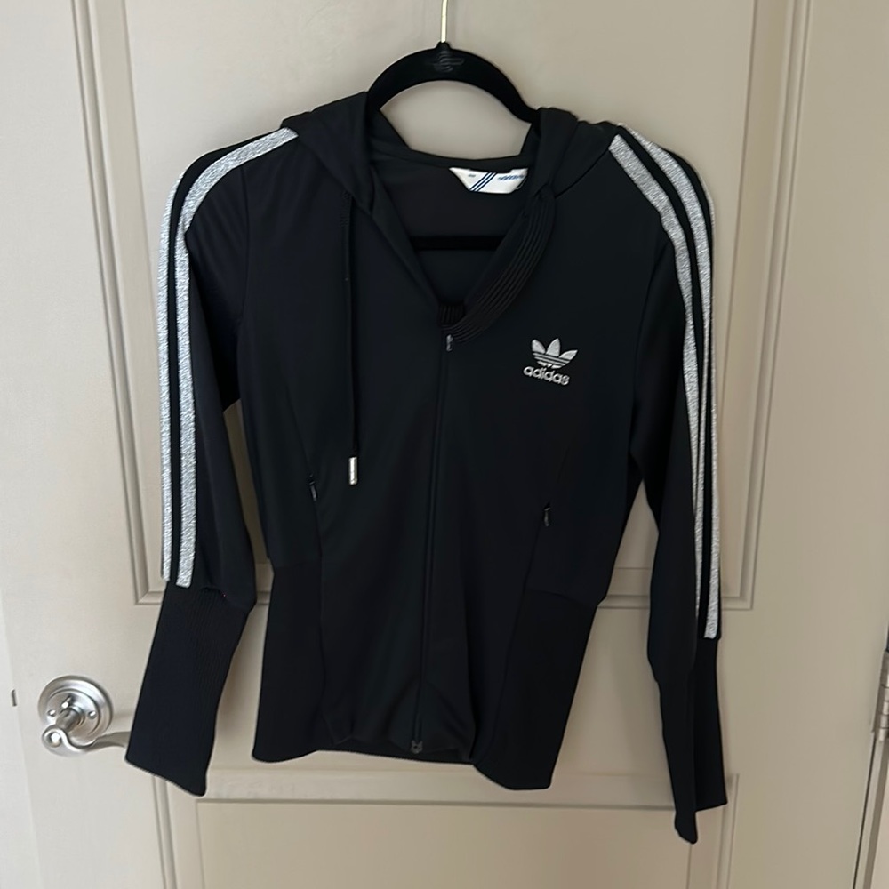ADIDAS ORIGINALS Black Zip Hoodie